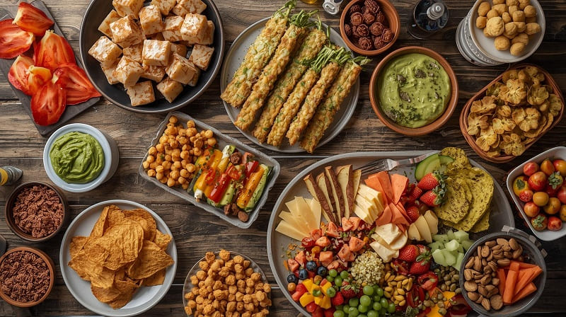 Petiscos sem glúten