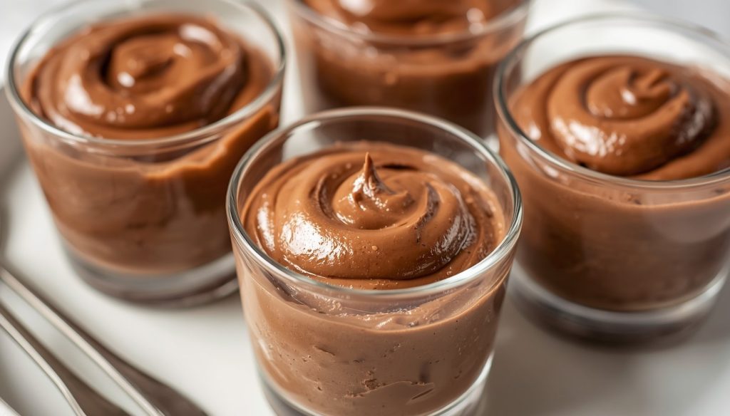 Mousse de chocolate sem glúten